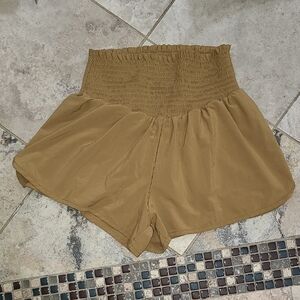 Aerie High-Waisted Brown Shorts